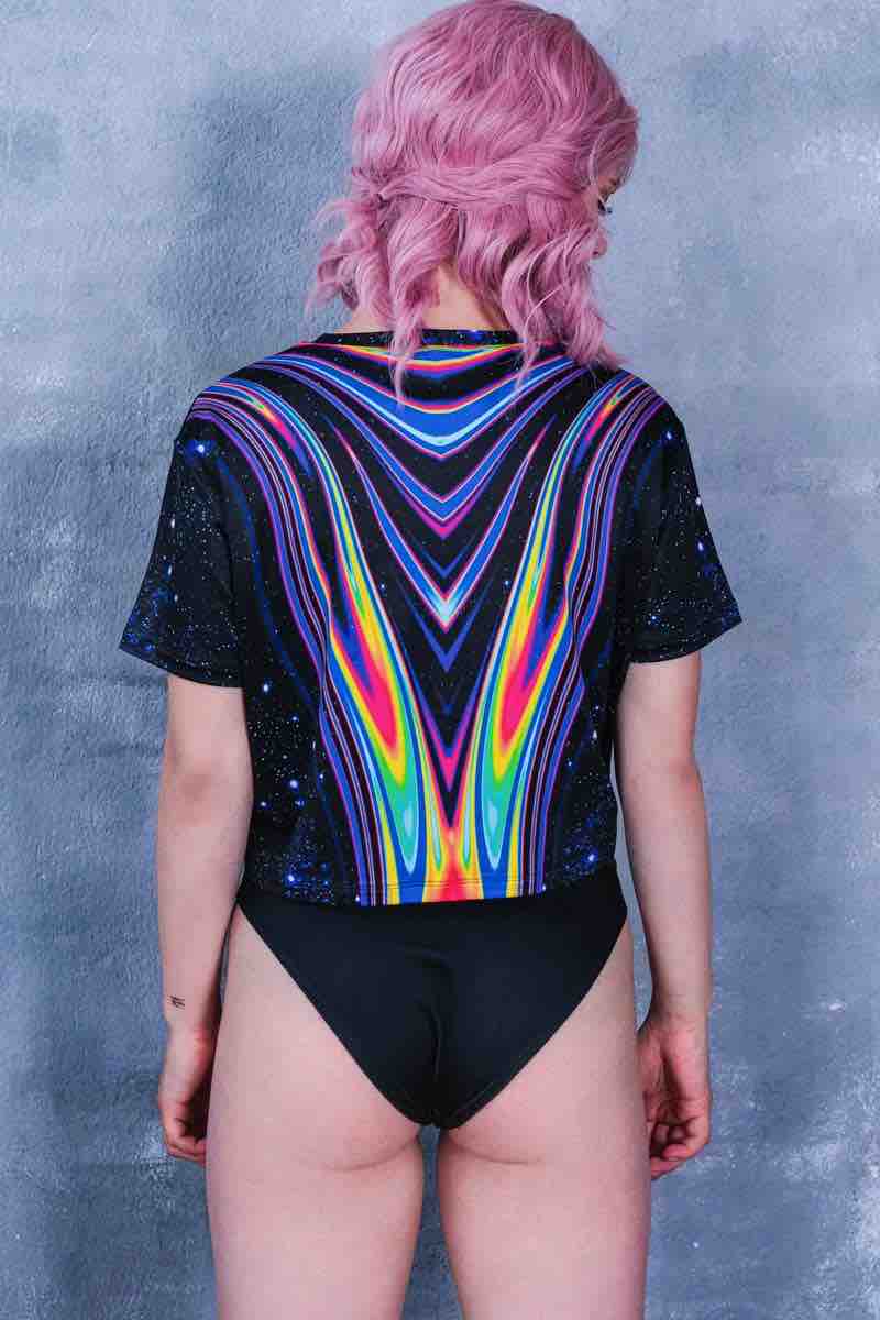 Cosmic Love Cropped Tee - 30% OFF