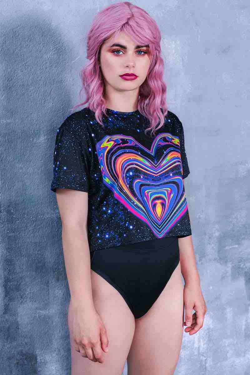 Cosmic Love Cropped Tee - 30% OFF
