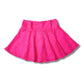 Cyclone Lace Skater Skirt in Neon Pink