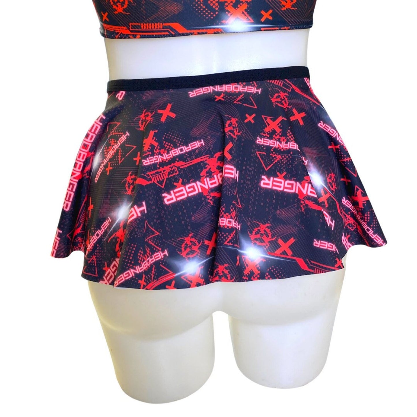 Headbanger Ultra Mini Buckle Skirt - 60% OFF